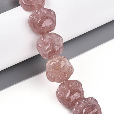 Natural Strawberry Quartz Beads Strands