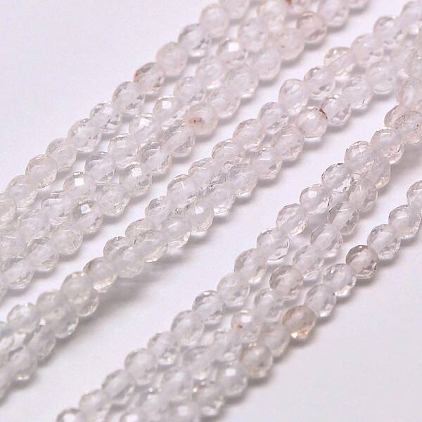 Natural Quartz Crystal Beads Strands