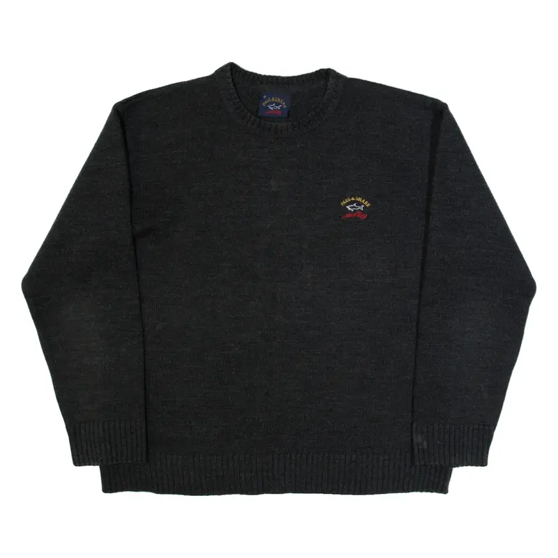 PAUL & SHARK Mens Jumper Grey Tight Knit L