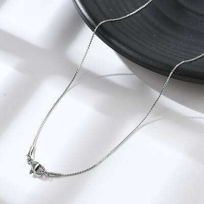 Non-Tarnish 304 Stainless Steel Serpentine Chain Necklace for Men Women