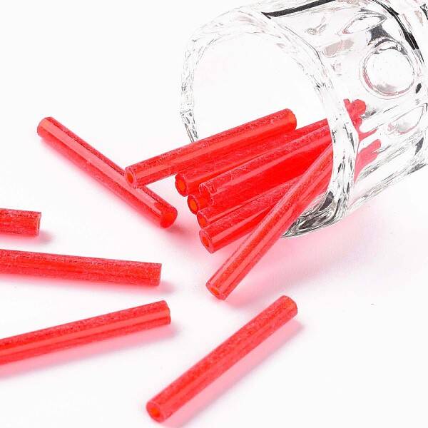 Glass Bugle Beads
