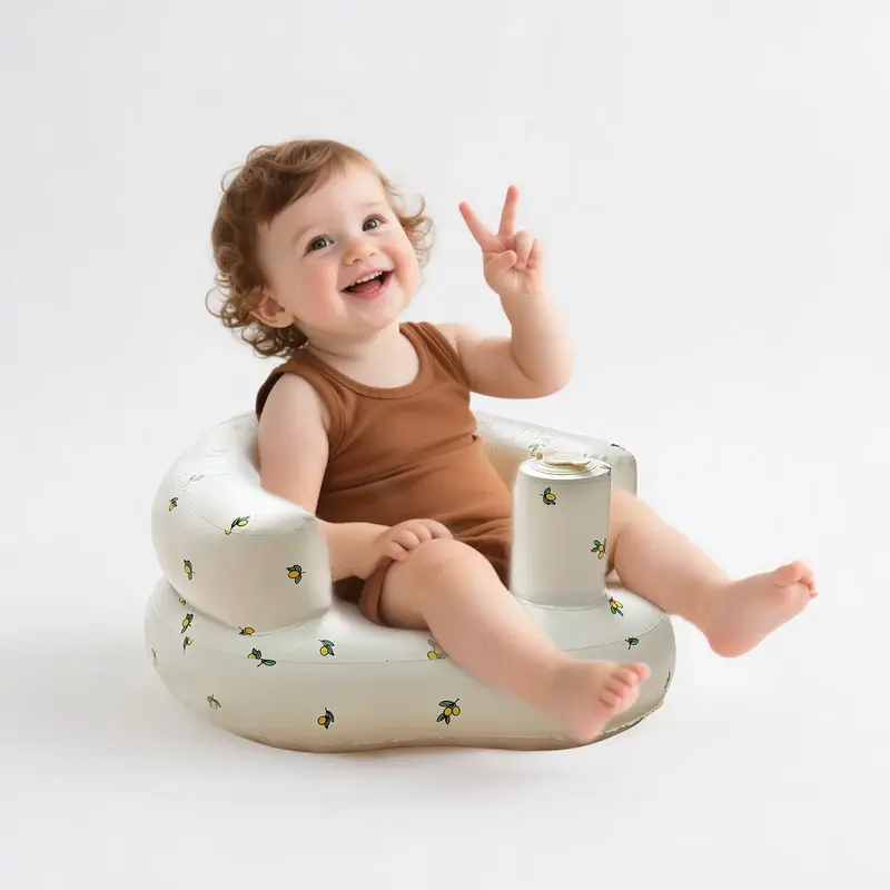 Inflatable Baby Seat 3+ Months – Versatile Ergonomic Support for Your Baby and Kids with Built‑in Air Pump & Easy Inflate...