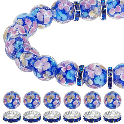 DIY Flower Beads Jewelry Making Finding Kits