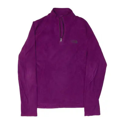 THE NORTH FACE Fleece Purple 1/4 Zip Womens XS