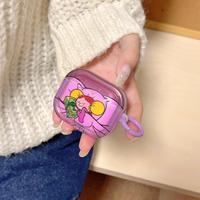 Cute Sleeping Princess Design Earphone Case, Shockproof Earphone Protective Cover, Earphone Accessories Compatible with AirPo...