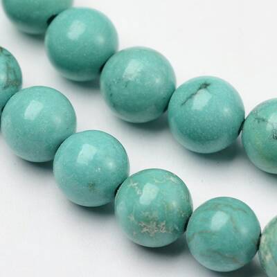 Natural Magnesite Beaded Strands