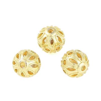 Brass Hollow Beads
