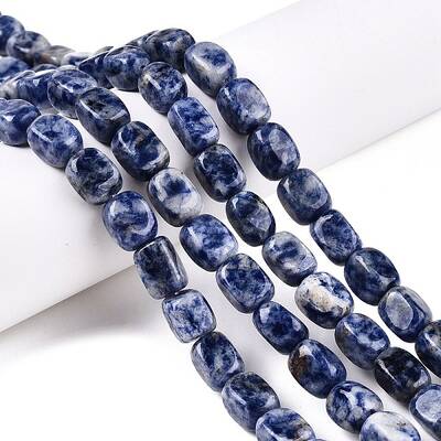 Natural Blue Spot Jasper Beads Strands