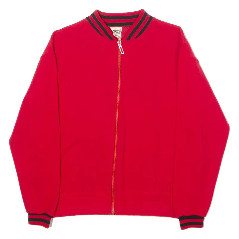 TORERO Mens Track Jacket Red 80s S