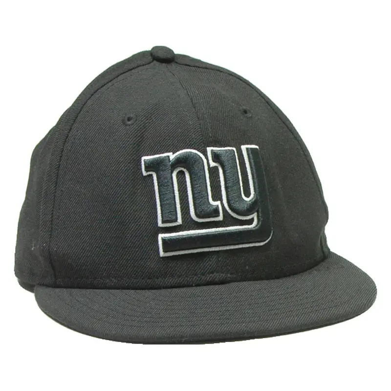 NEW ERA NY Mens Snapback Cap Black Wool M