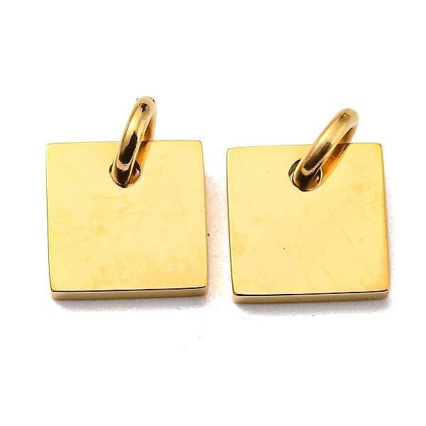 304 Stainless Steel Stamping Blank Tag Charms