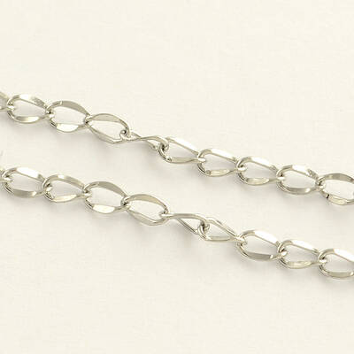 Tarnish Resistant 304 Stainless Steel Curb Chains