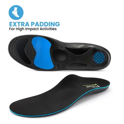 [dealsforyoudays] PCSsole High Arch Support Insoles, High Impact, Gel Comfort Insert for shoes, blue color, 1 pair insoles fo...