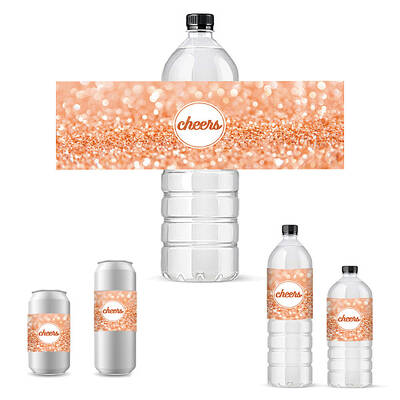 Bottle Label Adhesive Stickers