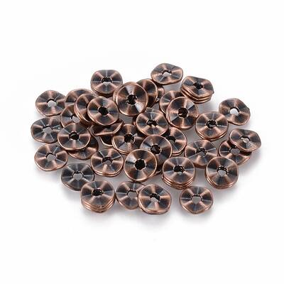 Tibetan Style Wavy Spacer Beads
