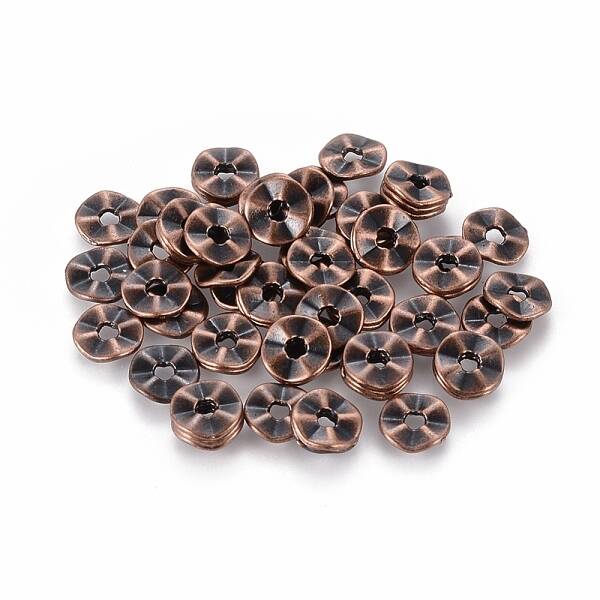 Tibetan Style Wavy Spacer Beads