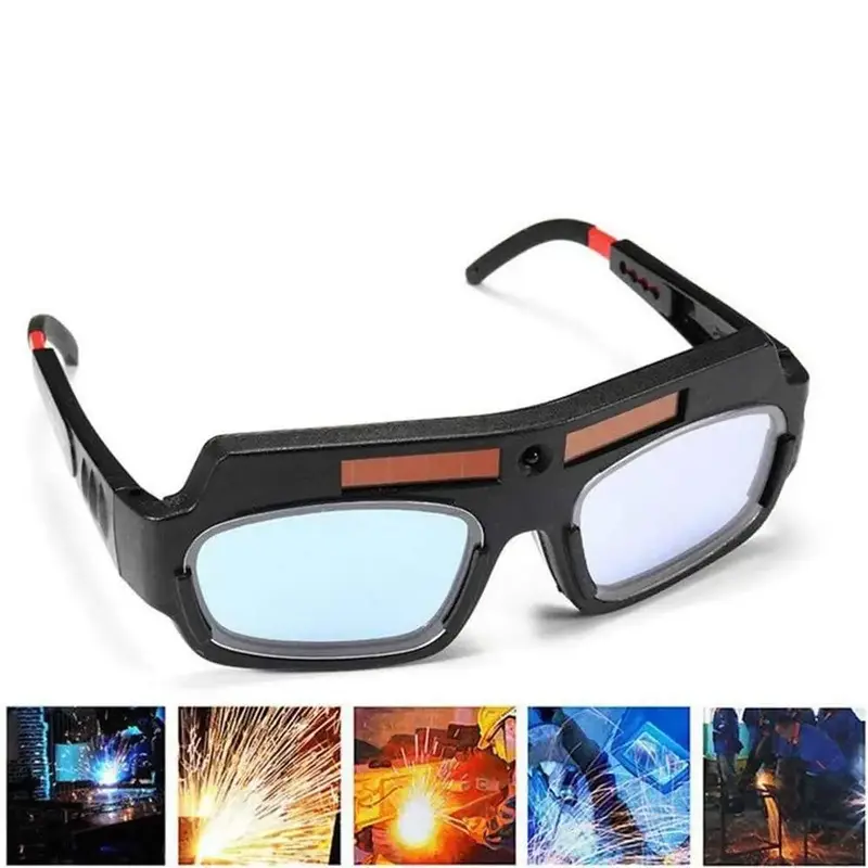 ThisHill 1 Pair Black Solar Auto Darkening Welding Goggle Safety Protective Welding Glasses Mask Helmet, Eyes Goggles Mask An...