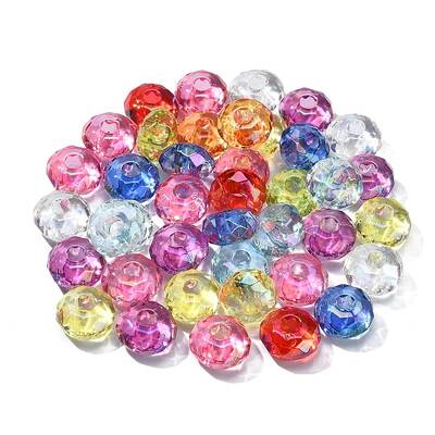 Transparent Acrylic European Beads