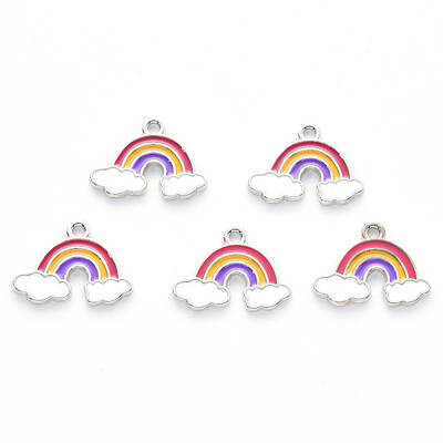 Alloy Enamel Pendants