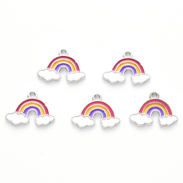 Alloy Enamel Pendants