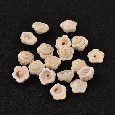 Flower Natural Shiva Eye Shell Beads