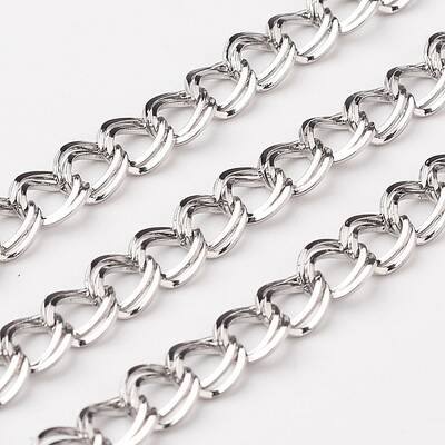 Tarnish Resistant 304 Stainless Steel Curb Chains