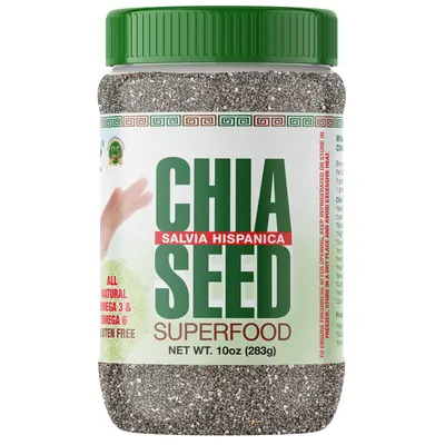 Chia Seed Superfood, 10 oz, High Fiber Protein Rich Snack - Omega 3 & 6 - Gluten Free - Versatile Cooking Option - All Natura...