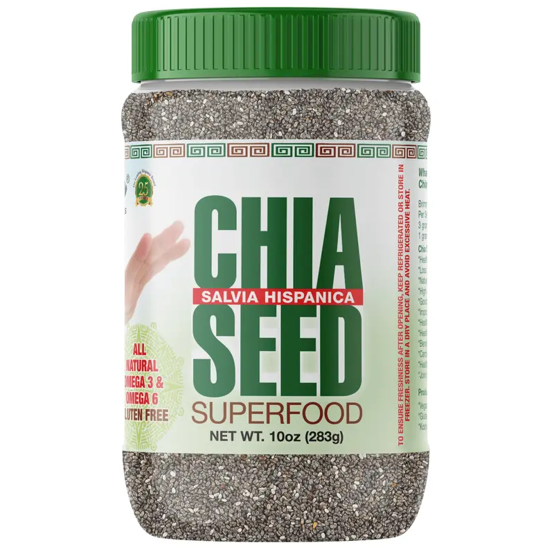 Chia Seed Superfood, 10 oz, High Fiber Protein Rich Snack - Omega 3 & 6 - Gluten Free - Versatile Cooking Option - All Natura...