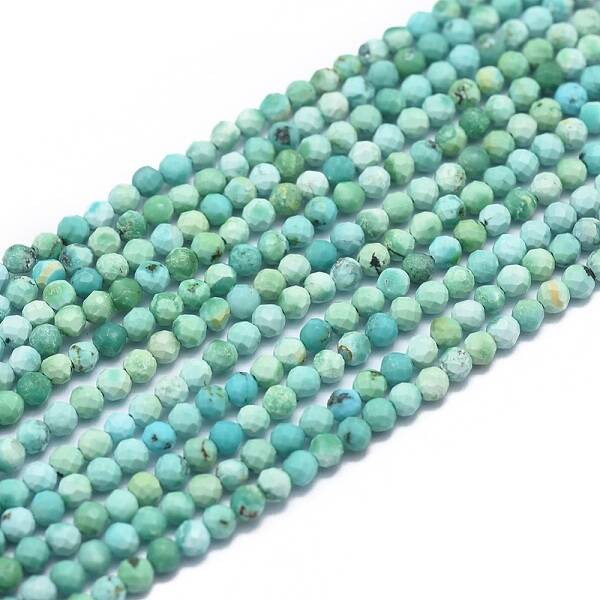 Natural HuBei Turquoise Beads Strands