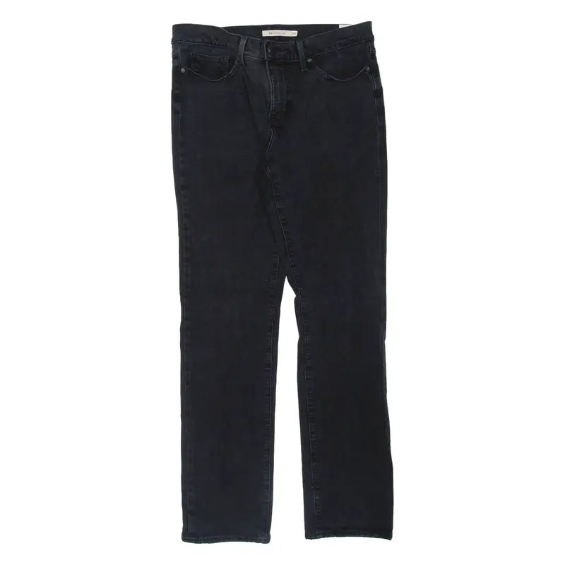 LEVI'S Big E Womens Jeans Black Slim Straight W29 L30