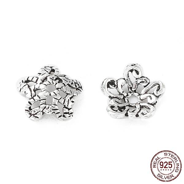 925 Sterling Silver Bead Caps