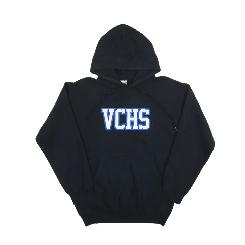 GILDAN VCHS Hoodie Black Pullover Mens S