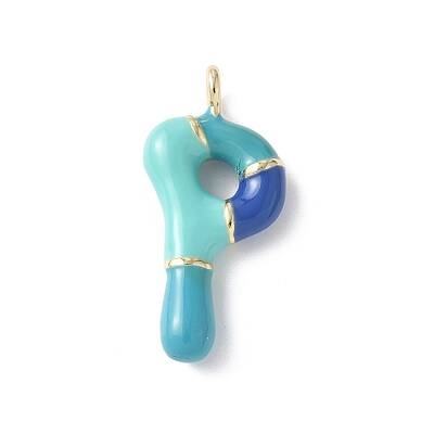 Brass Enamel Pendants