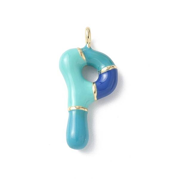 Brass Enamel Pendants