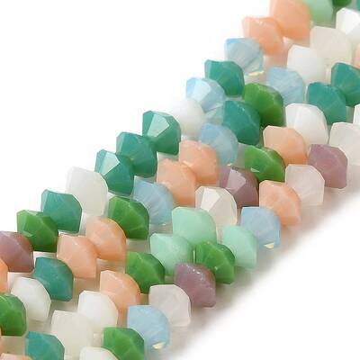 Electroplate Glass Beads Strands