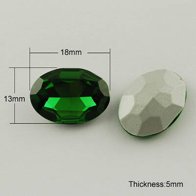 Glass Pointed Back Rhinestone