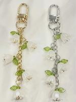 Orchid Design Charm Keychain, Cute Keychain for Women & Men, Fashion Accessories for Bag Decoration, Trendy All-match & Exq...