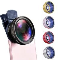 2 in 1 Phone Lens, Wide Angle Macro Lens with Clip, Phone Lens for iPhone Android, Outdoor Travel Equipment