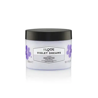 I Love, Signature Collection, Vegan, Hydrating, Violet Dreams, Body Butter, 330ml