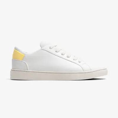 Men's Lace Up | White-Starstruck Yellow | Size: 10.5