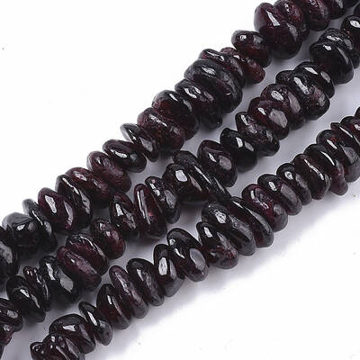 Natural Garnet Beads Strands