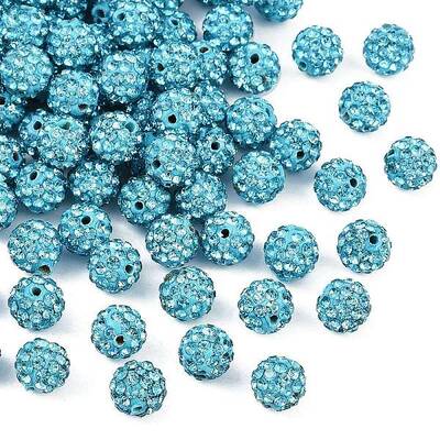 Pave Disco Ball Beads