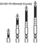 High-Performance Impact Driver Bits Kit – Titanium Coated Non-Slip Drill Bits with Ultra Magnetic Tips (K5 Shockproof Desig...
