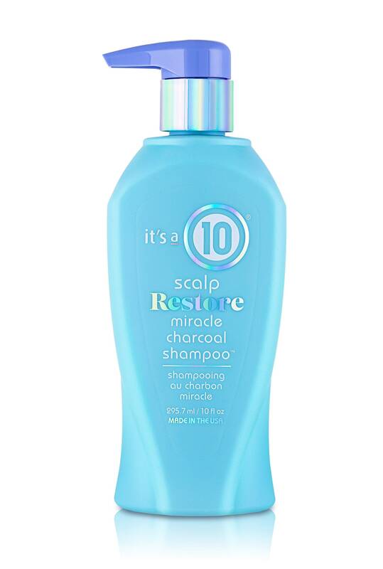 It's a 10 Scalp Restore Miracle Shampoo Activated Charcoal 295 ml - Purifying and Removes Excess Oil