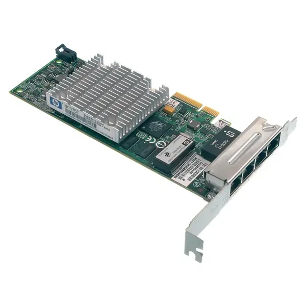 539931R-001 HP Quad-Ports RJ-45 1Gb/s 10Base-T/100Base-TX/1000Base-T Gigabit Ethernet PCI Express 2.0 x4 Low Profile Server N...
