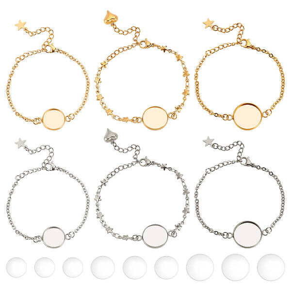 DIY Blank Dome Bracelets Making Kit