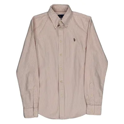 Ralph Lauren Striped Shirt - XS Pink Cotton