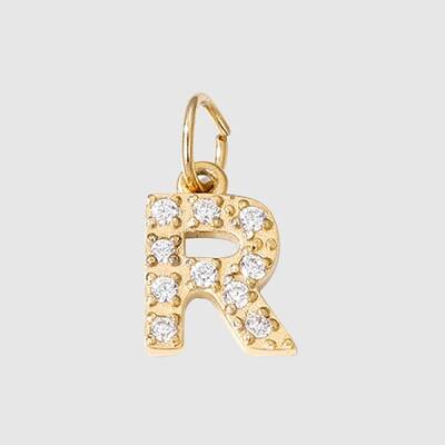 Stainless Steel Cubic Zirconia Pendants with Jump Rings