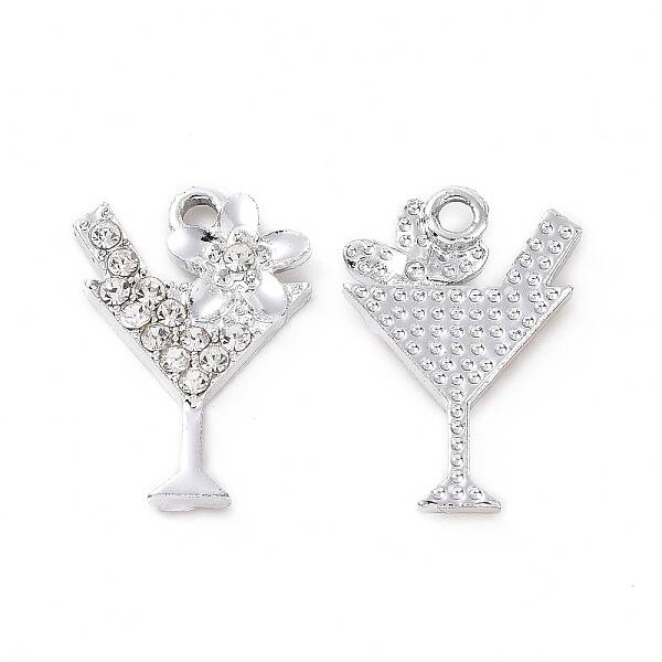 Alloy Crystal Rhinestone Pendants