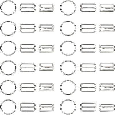 180Pcs 3 Styles Zinc Alloy Slider Buckles